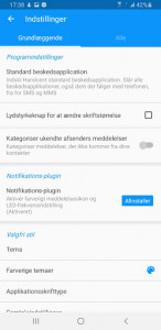 اسکرین شات برنامه Handcent Next SMS Danish Language pack 5