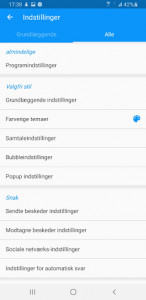 اسکرین شات برنامه Handcent Next SMS Danish Language pack 4