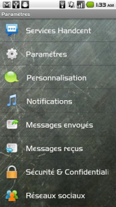 اسکرین شات برنامه Handcent SMS French Language P 2