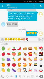 اسکرین شات برنامه Handcent Emoji Plugin (HC) 4