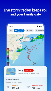 اسکرین شات 7 برنامه 1Weather: Forecast & Radar