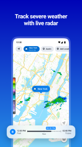اسکرین شات 3 برنامه 1Weather: Forecast & Radar