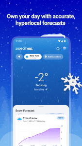 اسکرین شات برنامه 1Weather: Forecast & Radar 1