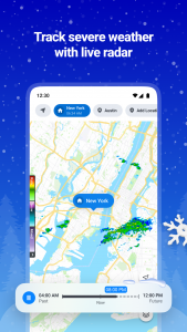 اسکرین شات 3 برنامه 1Weather: Forecast & Radar