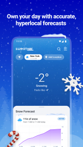 اسکرین شات برنامه 1Weather: Forecast & Radar 1