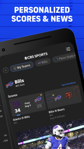 اسکرین شات 2 برنامه CBS Sports App: Scores & News