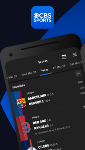 اسکرین شات 1 برنامه CBS Sports App: Scores & News