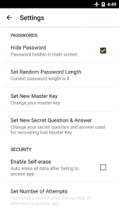 اسکرین شات برنامه Password Locker - Password Manager 4