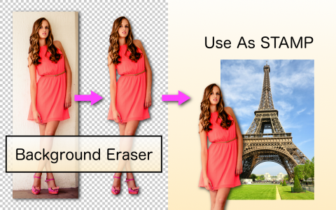 اسکرین شات برنامه Background Eraser 1