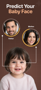 اسکرین شات 1 برنامه AI Future Baby Face Generator