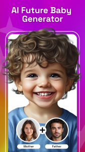 اسکرین شات 2 برنامه AI Future Baby Face Generator