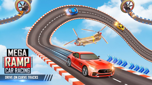 اسکرین شات 3 بازی Mega Ramp Car Racing Master 3D