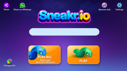 اسکرین شات بازی Sneak.io - Snake Game 5