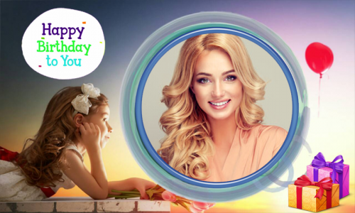 اسکرین شات 5 برنامه Happy birthday photo frame