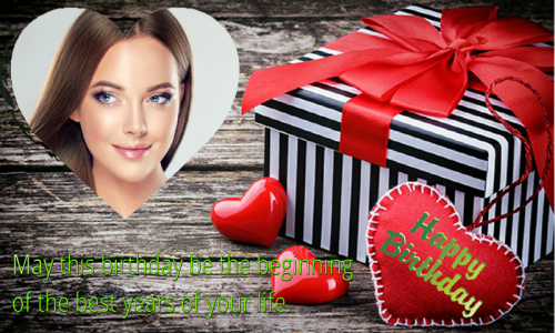 اسکرین شات 1 برنامه Happy birthday photo frame