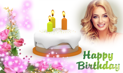 اسکرین شات 3 برنامه Happy birthday photo frame