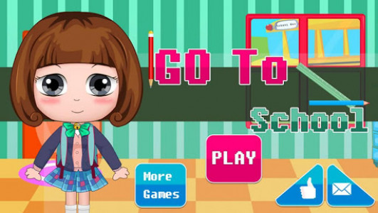 اسکرین شات بازی Bella back to school - girl school simulation game 1