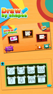 اسکرین شات 5 بازی Draw by shape game for kids