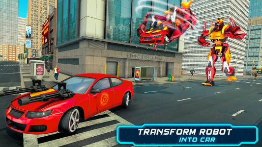 اسکرین شات برنامه Police Robot Car Game 3d 7