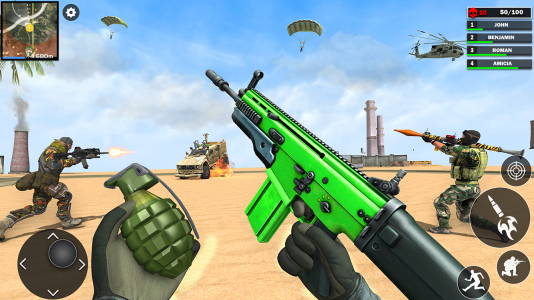 اسکرین شات 2 برنامه Fps Shooting Attack: Gun Games