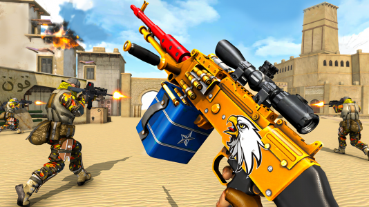 اسکرین شات 3 برنامه Fps Shooting Attack: Gun Games