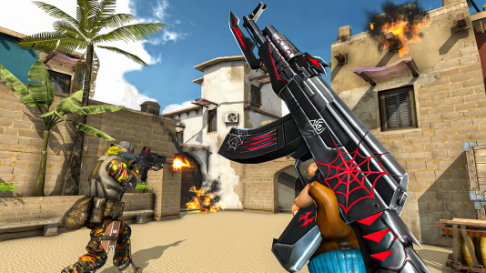 اسکرین شات 1 برنامه Fps Shooting Attack: Gun Games