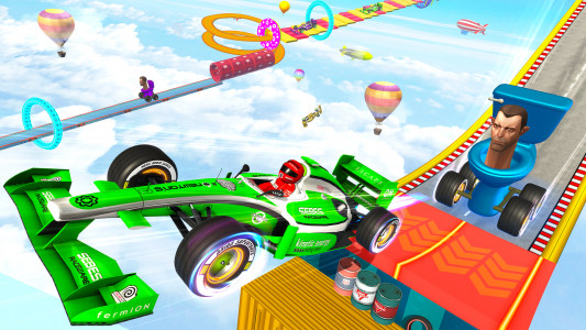 اسکرین شات بازی Formula Car Stunts - Car Games 2