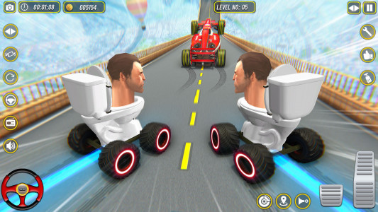 اسکرین شات بازی Formula Car Stunts - Car Games 1