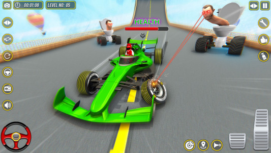 اسکرین شات بازی Formula Car Stunts - Car Games 5