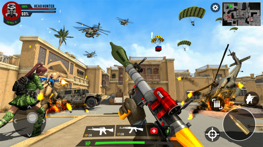 اسکرین شات برنامه Real Commando Fps Shooting 4