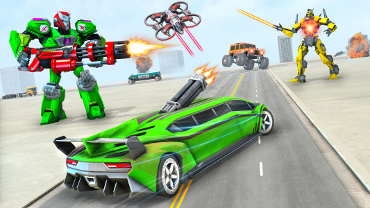 اسکرین شات برنامه Army Robot Car Game:Robot Game 4