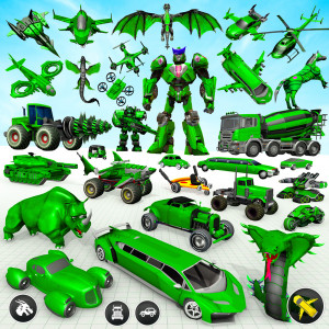 اسکرین شات برنامه Army Robot Car Game:Robot Game 1