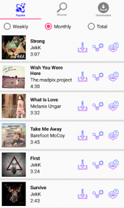 اسکرین شات برنامه MP3 Music Downloader 2