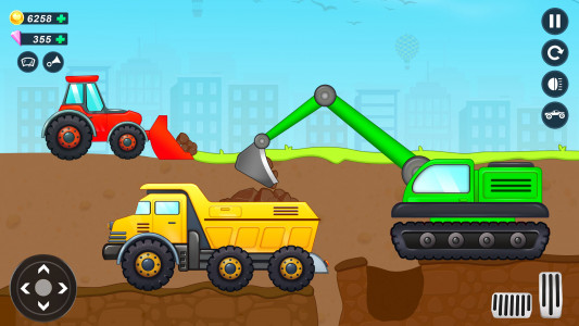 اسکرین شات برنامه JCB Construction Truck Games 1