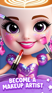اسکرین شات 3 بازی Fashion Makeup: Salon&DressUp