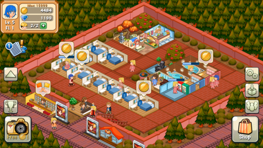 اسکرین شات 2 بازی Hotel Story: Resort Simulation