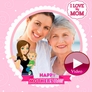 اسکرین شات برنامه Happy Mother's Day Video Maker 1