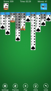 اسکرین شات بازی Spider Solitaire 1