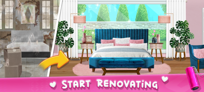 اسکرین شات بازی House Design: Home Cleaning & Renovation For Girls 3