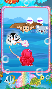 اسکرین شات 1 بازی Princess Mermaid Phone