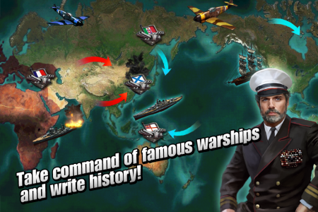 اسکرین شات بازی Age of Ships: battleships war 4