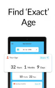 اسکرین شات برنامه Age Calculator by Date of Birth⌛️: Age App 🙆 5