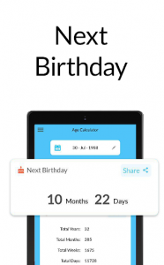 اسکرین شات برنامه Age Calculator by Date of Birth⌛️: Age App 🙆 6