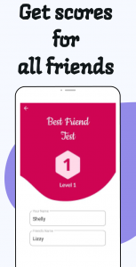 اسکرین شات برنامه BFF Test: Quiz Your Friends 5