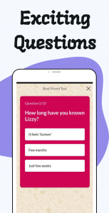 اسکرین شات برنامه BFF Test: Quiz Your Friends 6