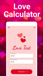 اسکرین شات برنامه Love Tester Find Real Love App 3