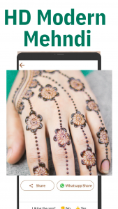 اسکرین شات 3 برنامه Mehendi Designs Henna Tattoos