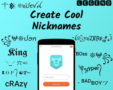 اسکرین شات برنامه Nickname Fire: Nickfinder App 1