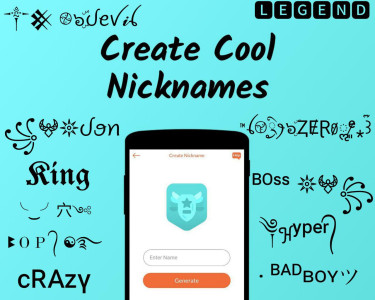 اسکرین شات 1 برنامه Nickname Fire: Nickfinder App