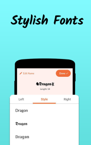اسکرین شات 2 برنامه Nickname Fire: Nickfinder App